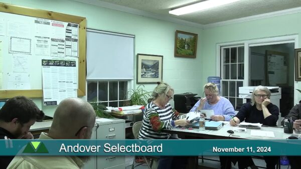 Andover Selectboard 11/11