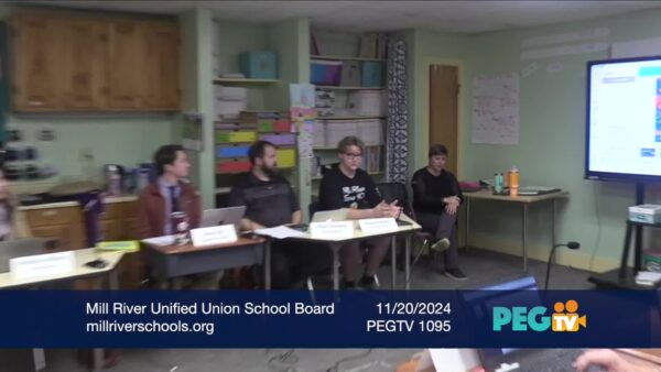 Mill River UU School District Board of Directors 11/20