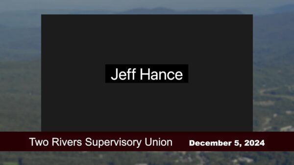Two Rivers Supervisory Union Board of Directors 12/5