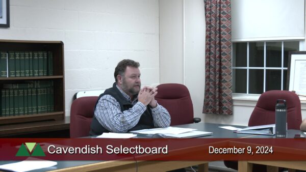 Cavendish Selectboard 12/9
