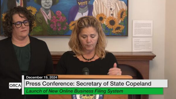 Secretary of State Copeland Hanzas Press Conference