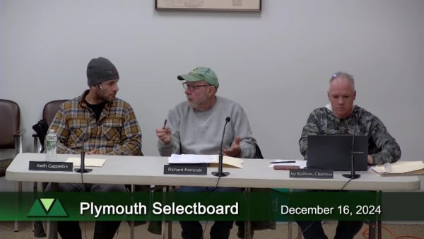 Plymouth Selectboard 12/16