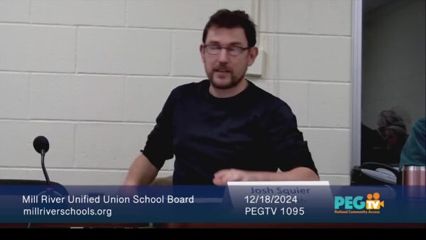Mill River Unified Union School Board 12/18