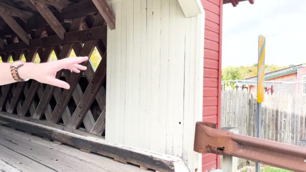 VT’s 100 Covered Bridges- Paper Mill Bridge Bennington