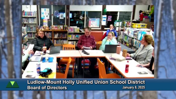 Ludlow-Mt. Holly UU School District Board 1/8