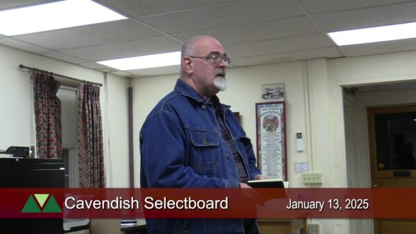 Cavendish Selectboard 1/13
