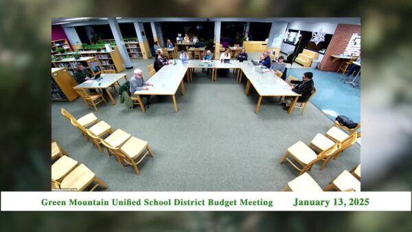 Green Mountain USD Budget Meeting 1/13