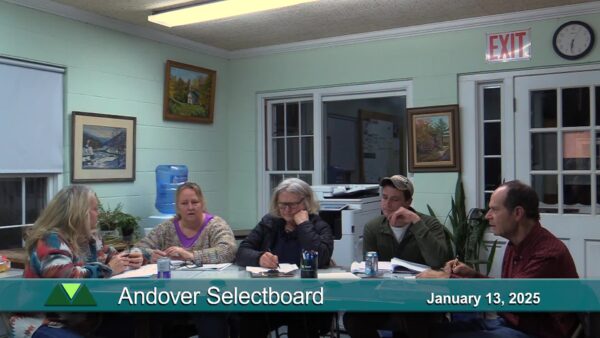 Andover Selectboard 1/13