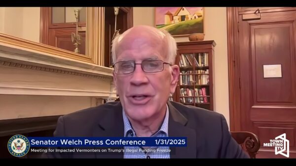 Sen. Welch- Trump’s Illegal Funding Freeze