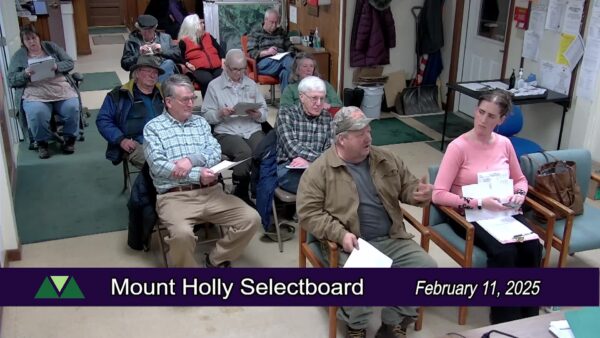 Mount Holly Selectboard 2/11
