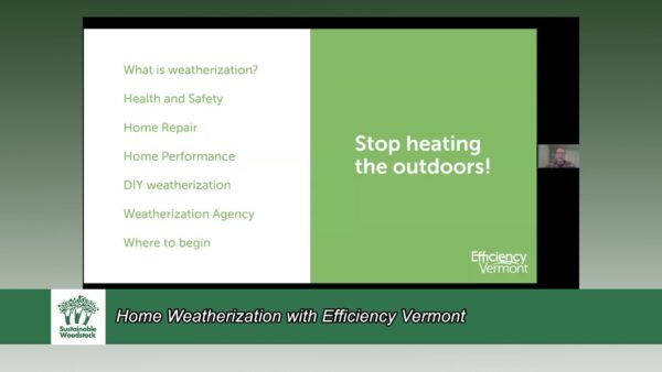 Green Drinks- Home Weatherization with Efficiency Vermont