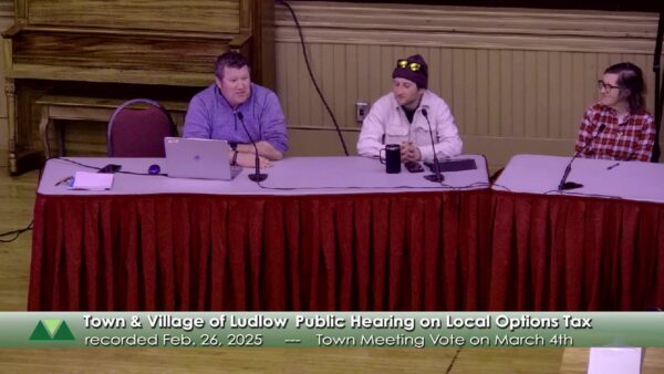 Ludlow Public Forum- Local Options Tax