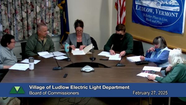 Village of Ludlow Electric Commission 2/27