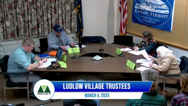 Village of Ludlow Board of Trustees 3/4