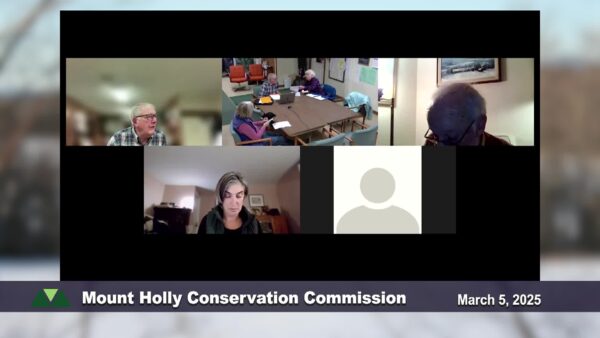 Mount Holly Conservation Commission 3/5