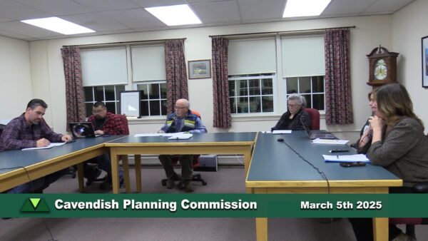 Cavendish Planning Commission 3/5