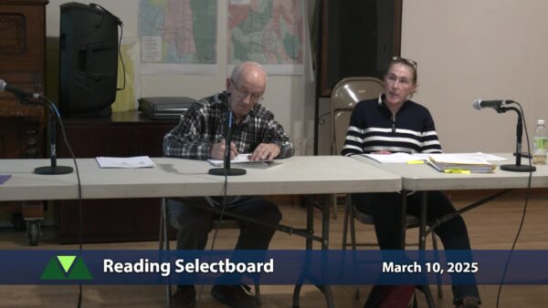 Reading Selectboard 3/10
