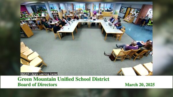 Green Mountain Unified School District Board 3/20