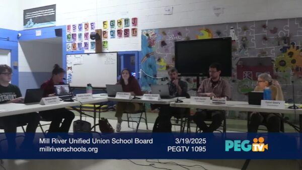 Mill River Unified Union School District Board of Directors 3/19