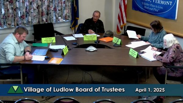 Village of Ludlow Board of Trustees 4/1