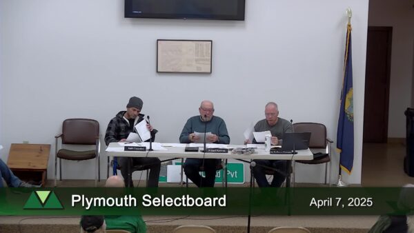 Plymouth Selectboard 4/7