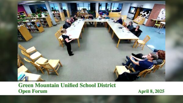 Green Mountain Union School District Open Forum