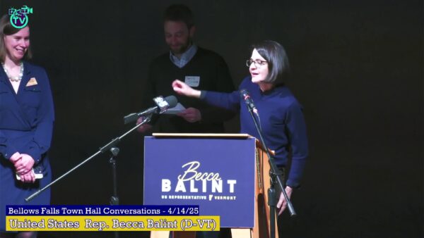 Rep. Becca Balint-  a Town Hall in Bellows Falls