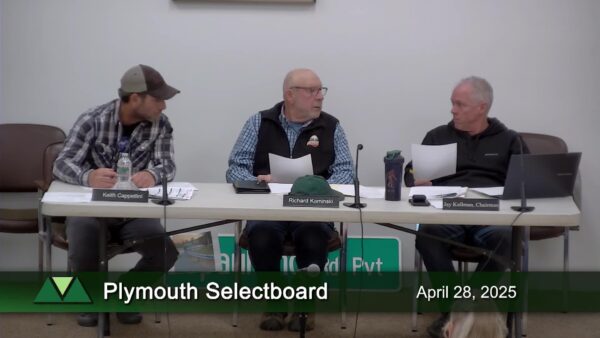 Plymouth Selectboard 4/28