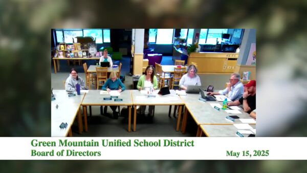 Green Mountain Unified School District Board 5/15