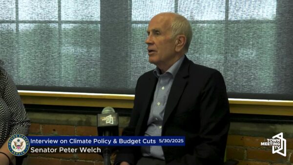 Senator Peter Welch- Climate Policy and Budget Cuts