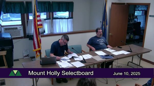 Mount Holly Selectboard 6/10