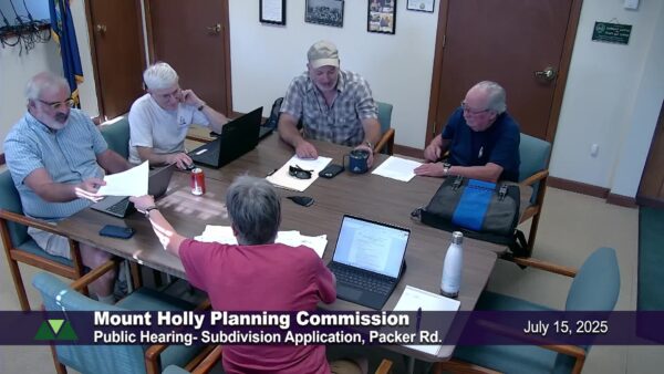 Mount Holly Planning Commission 7/15