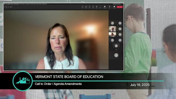Vermont State Board of Education 7/16