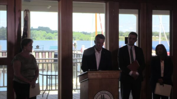 Gov. Scott Press Conference in Newport 7/23