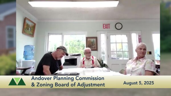 Andover Planning & Zoning Board of Adjustment 8/5