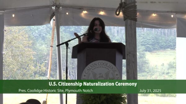 U.S. Citizenship Naturalization Ceremony at Plymouth Notch