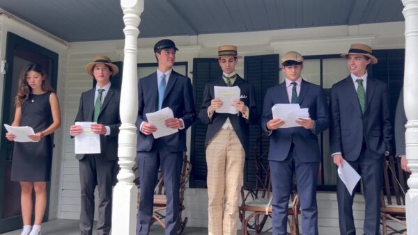 Re-Enactment of Calvin Coolidge Swearing-in Ceremony