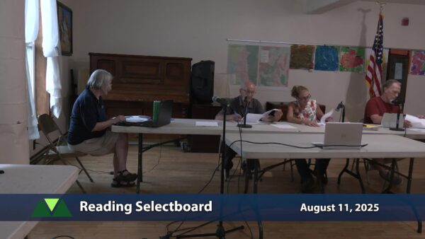 Reading Selectboard 8/11