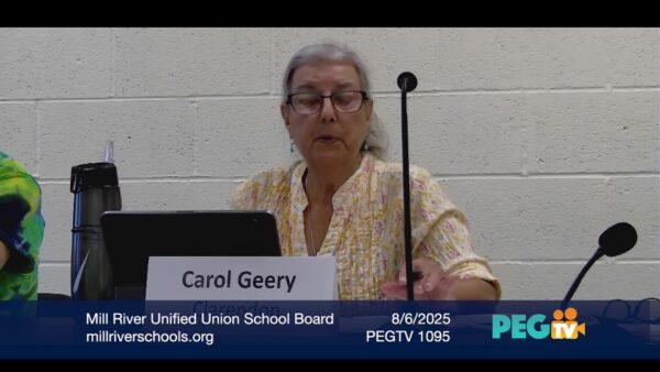 Mill River Unified School District Board of Directors 8/6