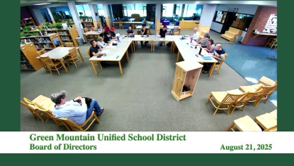 Green Mountain Unified School District 8/21