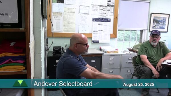 Andover Selectboard 8/25
