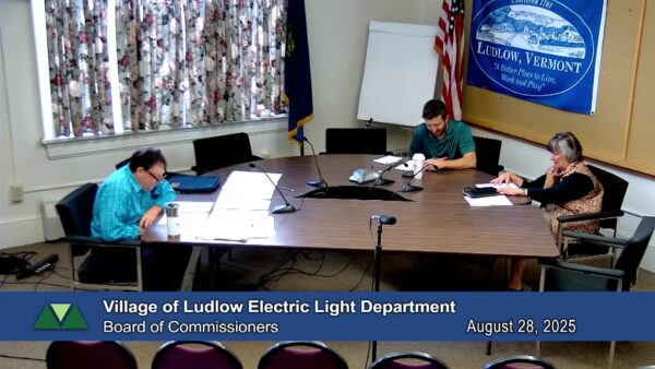 Village of Ludlow Electric Commission 8/28
