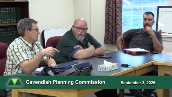 Cavendish Planning Commission 9/3