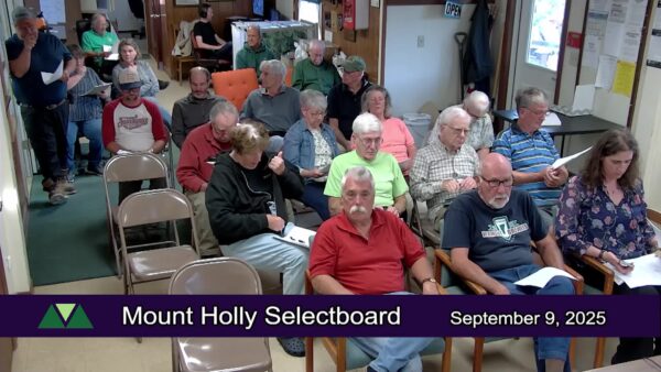 Mount Holly Selectboard 9/9