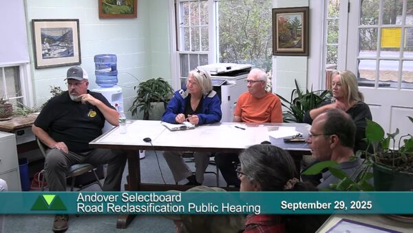 Andover Selectboard 9/29