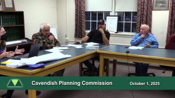 Cavendish Planning Commission 10/1