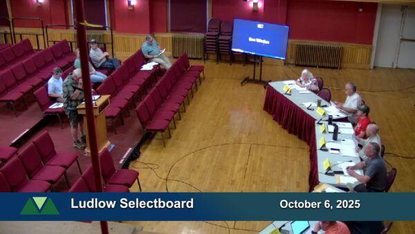 Ludlow Selectboard 10/6