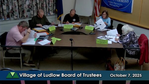 Village of Ludlow Board of Trustees 10/7