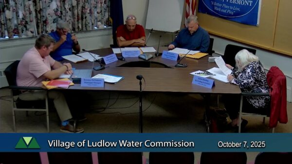 Village of Ludlow Water Commission 10/7