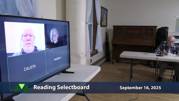 Reading Selectboard 10/21